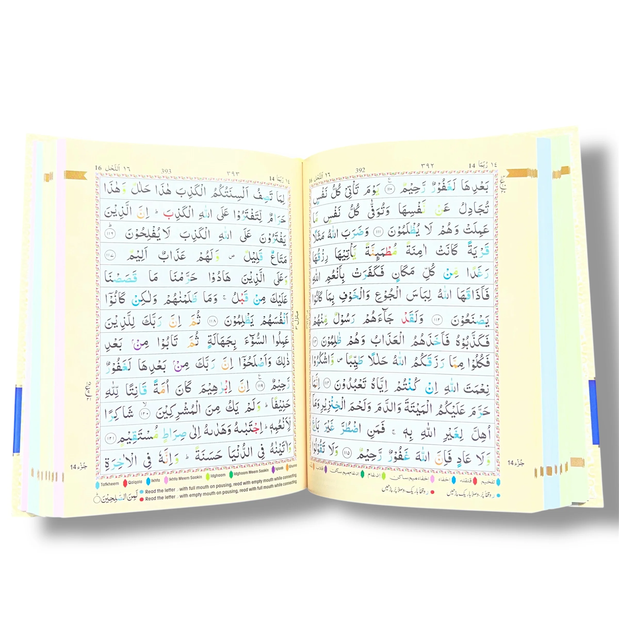 13 Line IndoPak Script Quran with Color Coded Tajweed and Case (Standard Size) - Image 2