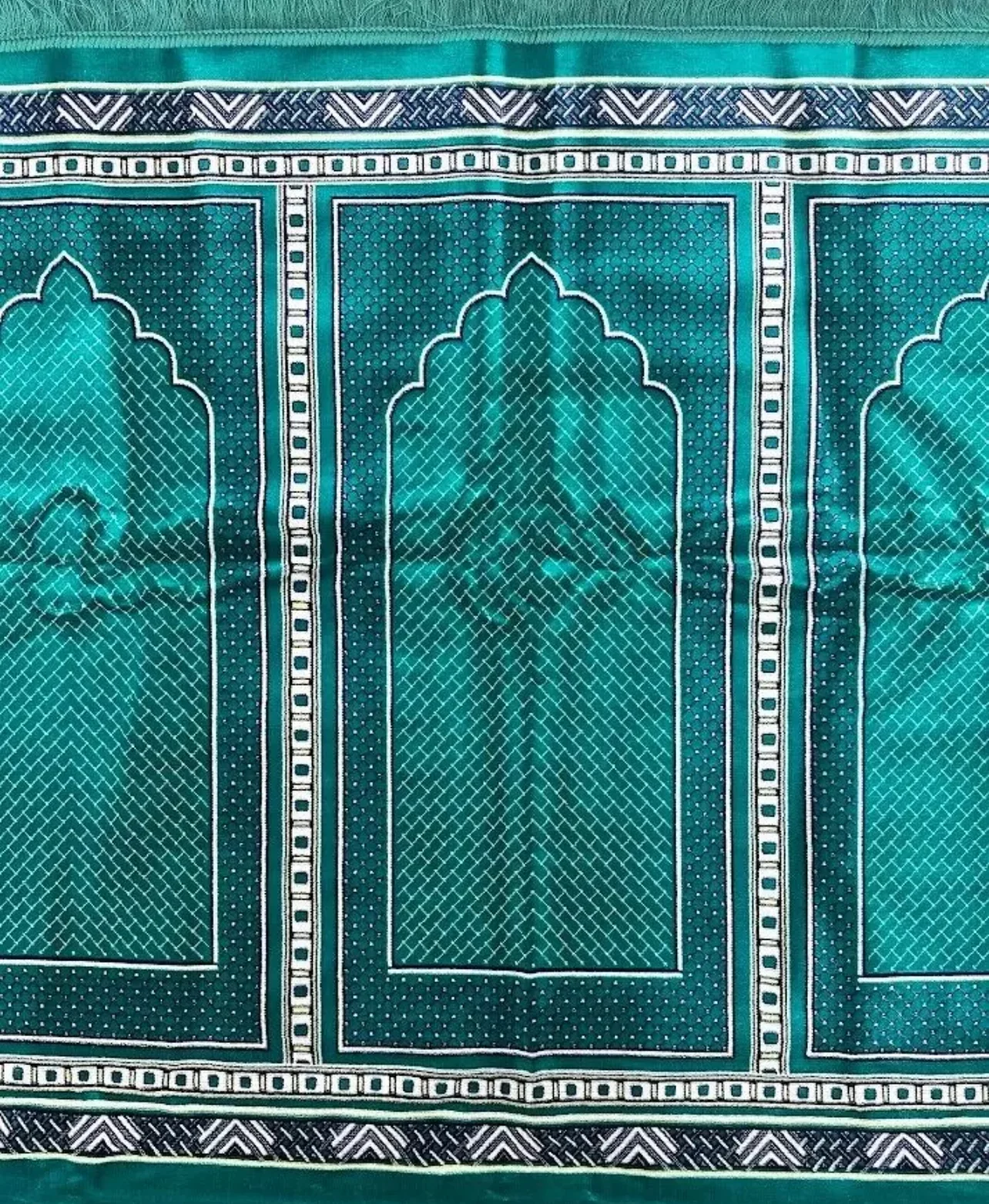 16 Person Prayer Rug - Blue - Image 3