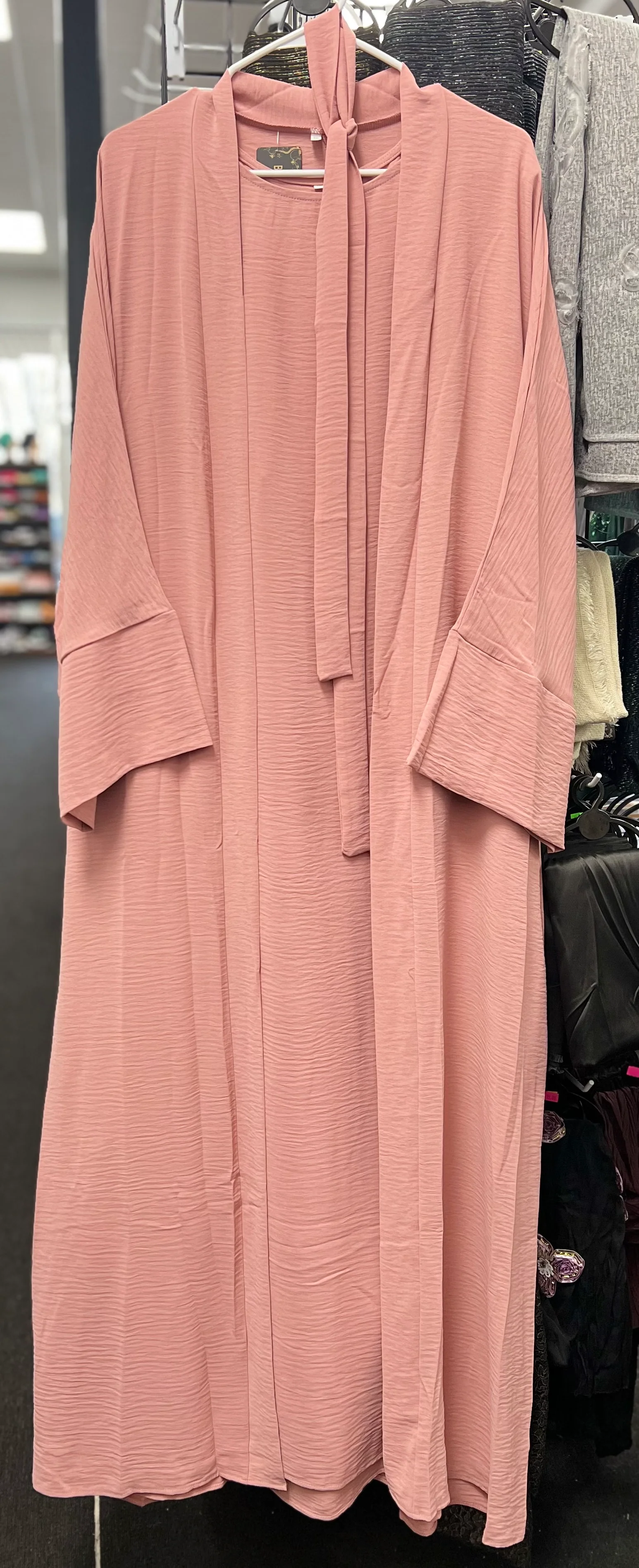 2 Piece Crinkle Abaya Set (Buy 1, Get 1 $10 OFF) - Image 14