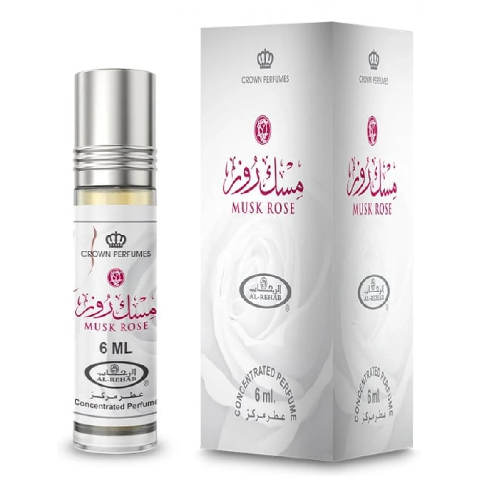Al Rehab 6ml Roll On Perfume Oil - Musk Rose