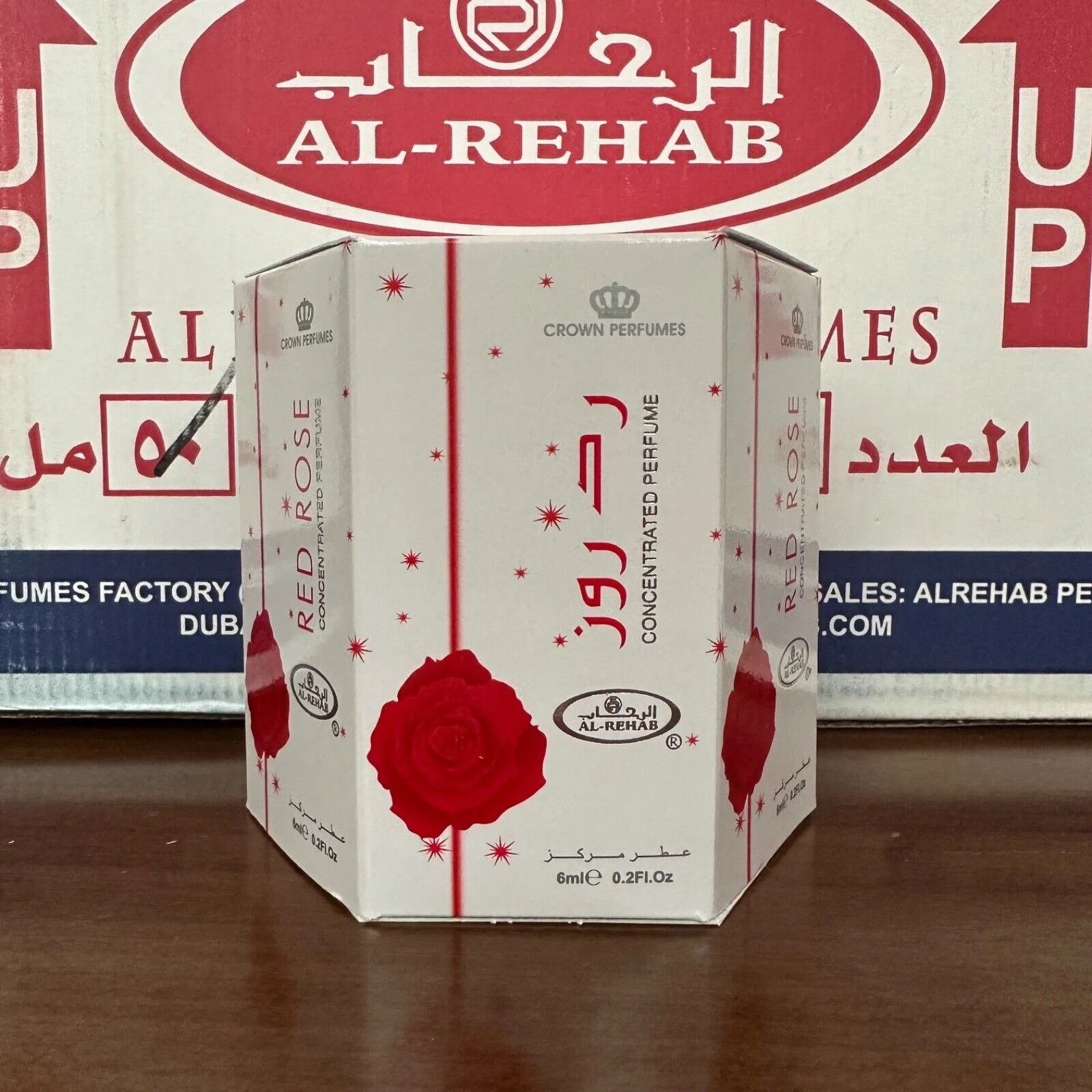 Al Rehab 6ml Roll On Perfume Oil - Red Rose - Image 2