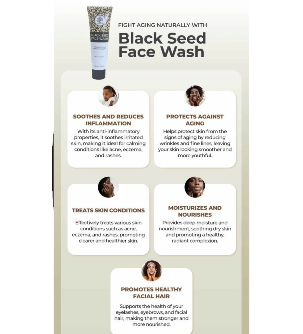 Black Seed Face Wash - 100 mL - Image 3