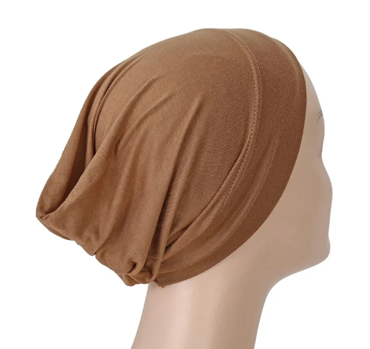 Jersey Bonnet Undercap - Camel