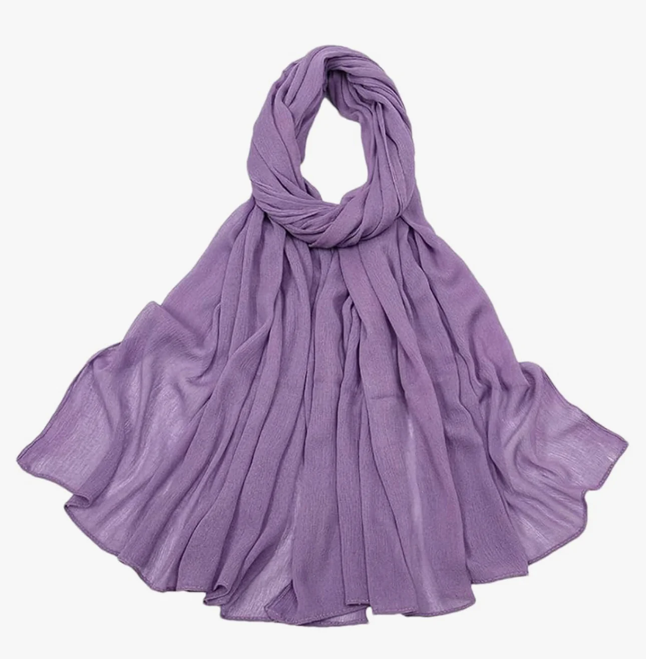 Crinkle Rayon Hijab - Iris