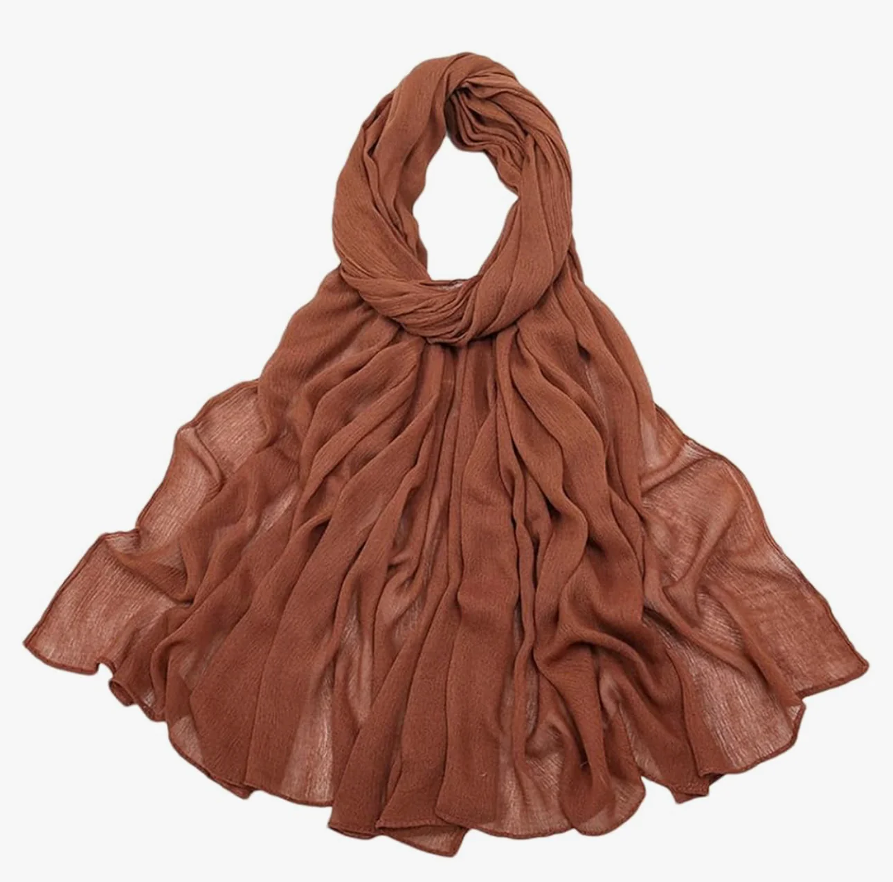 Crinkle Rayon Hijab - Spice