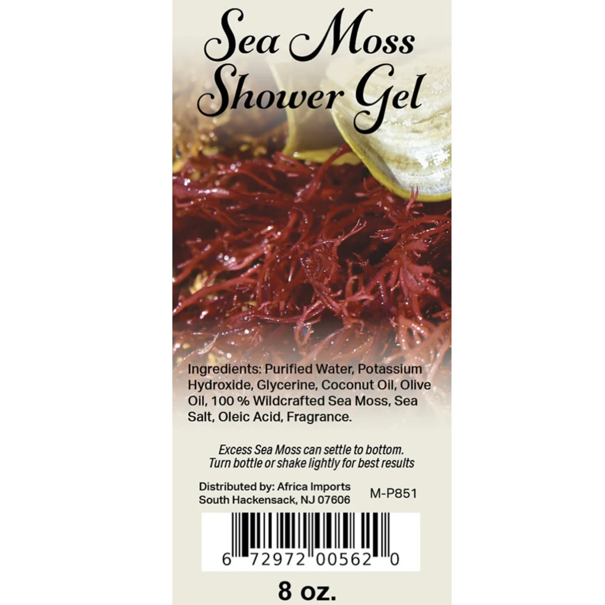 Healing & Moisturizing Sea Moss Body Wash - 8 oz. - Image 3