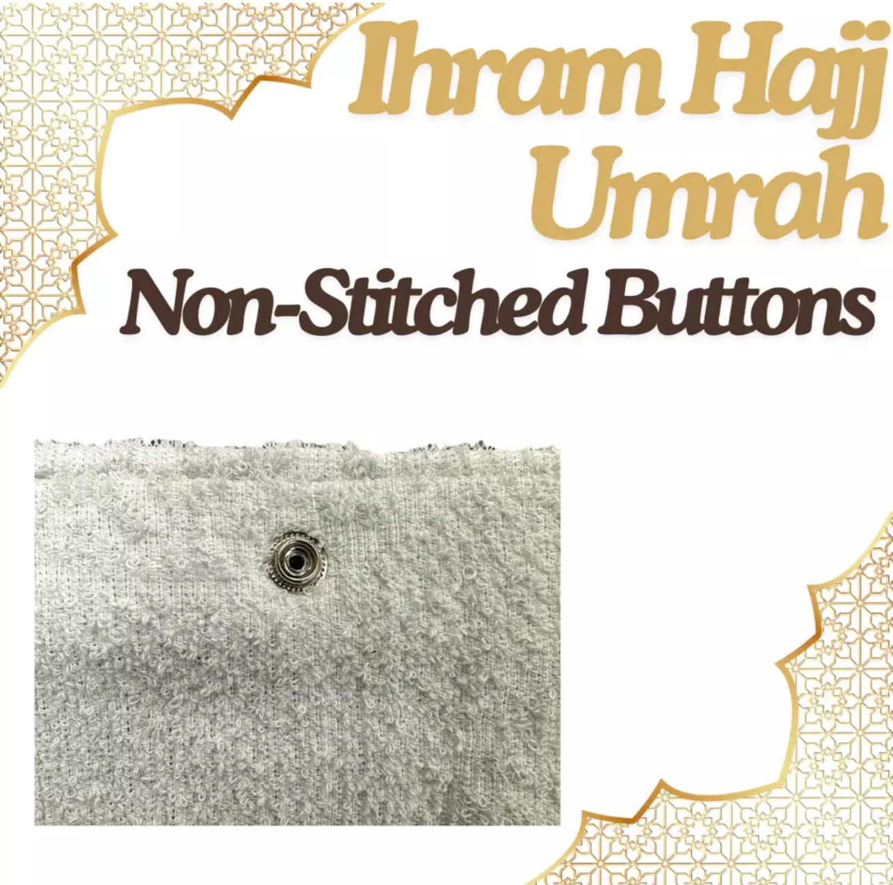 Mens Ihram with Built-in Belt - Image 6