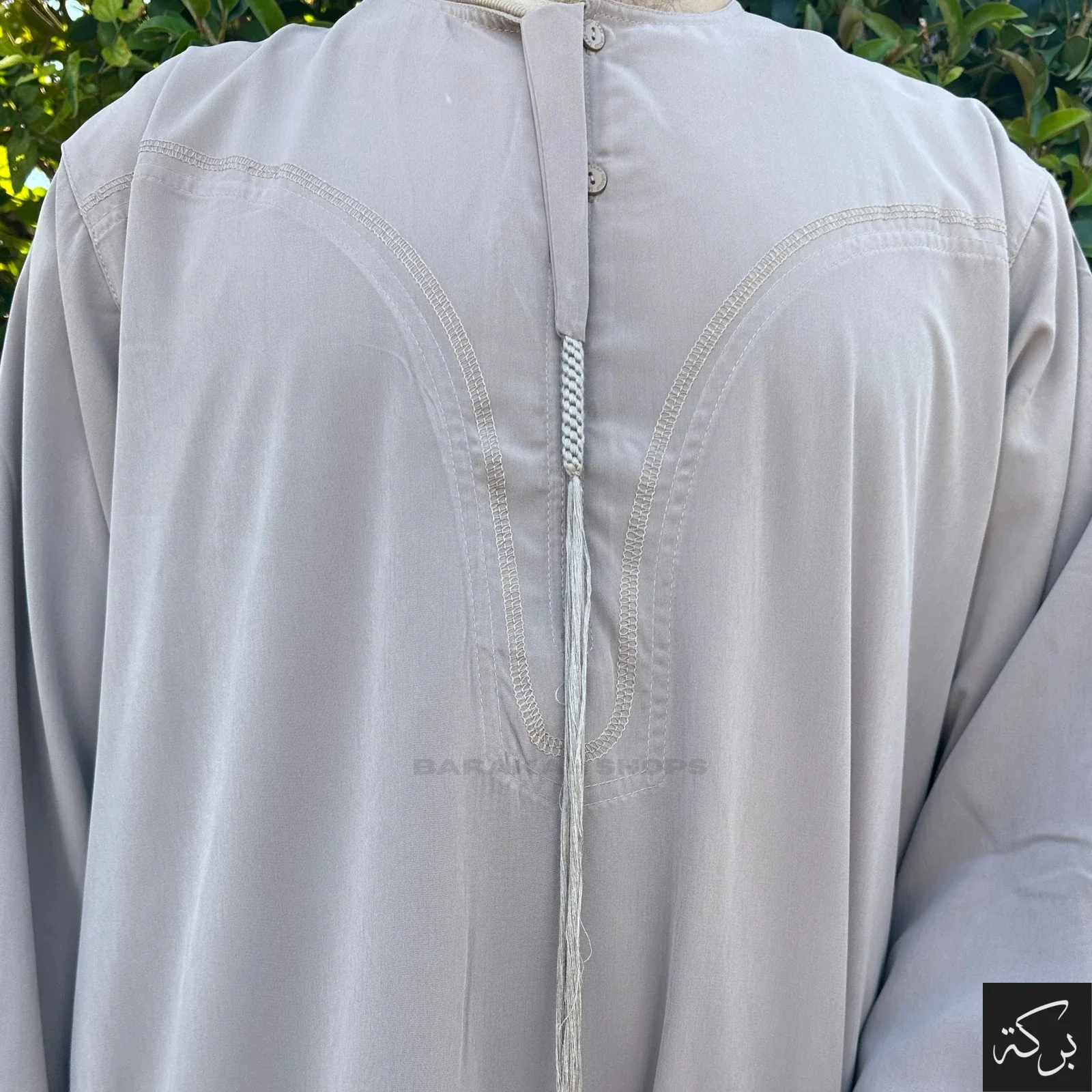 IKAF Men's Omani Thobe - Mocha - Image 3