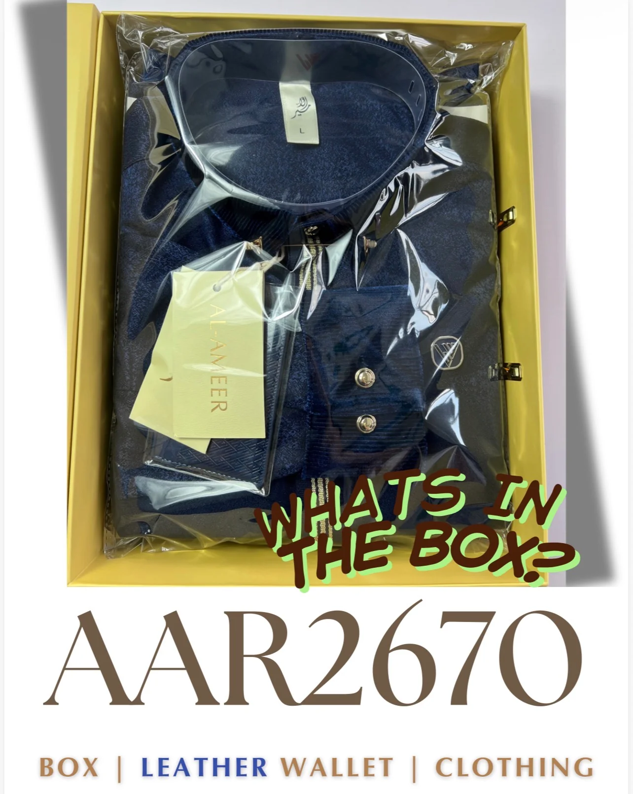 Mens Luxury Thobe AL AMEER - The Blue Statement - Image 2