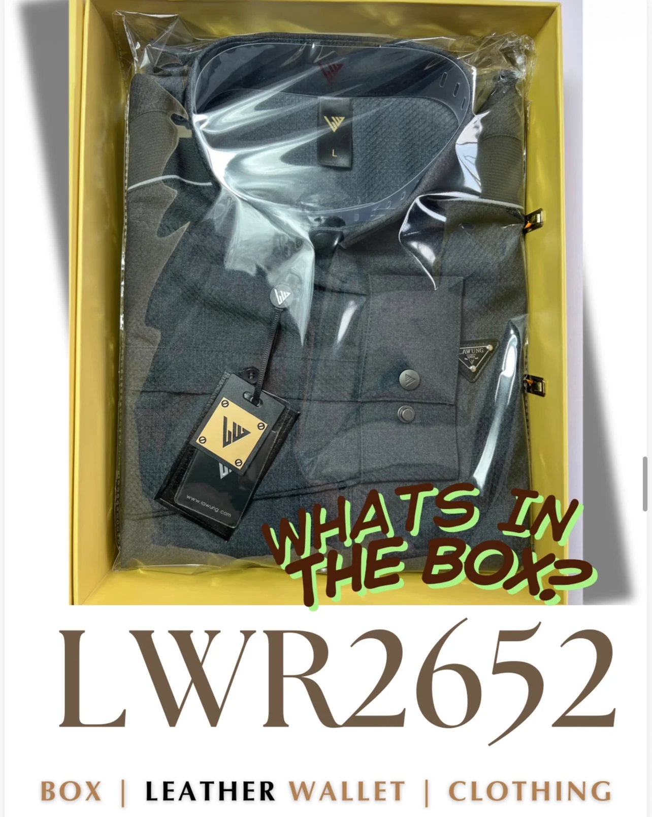 Mens Luxury Thobe LAWUNG - Carbon Classic - Image 2