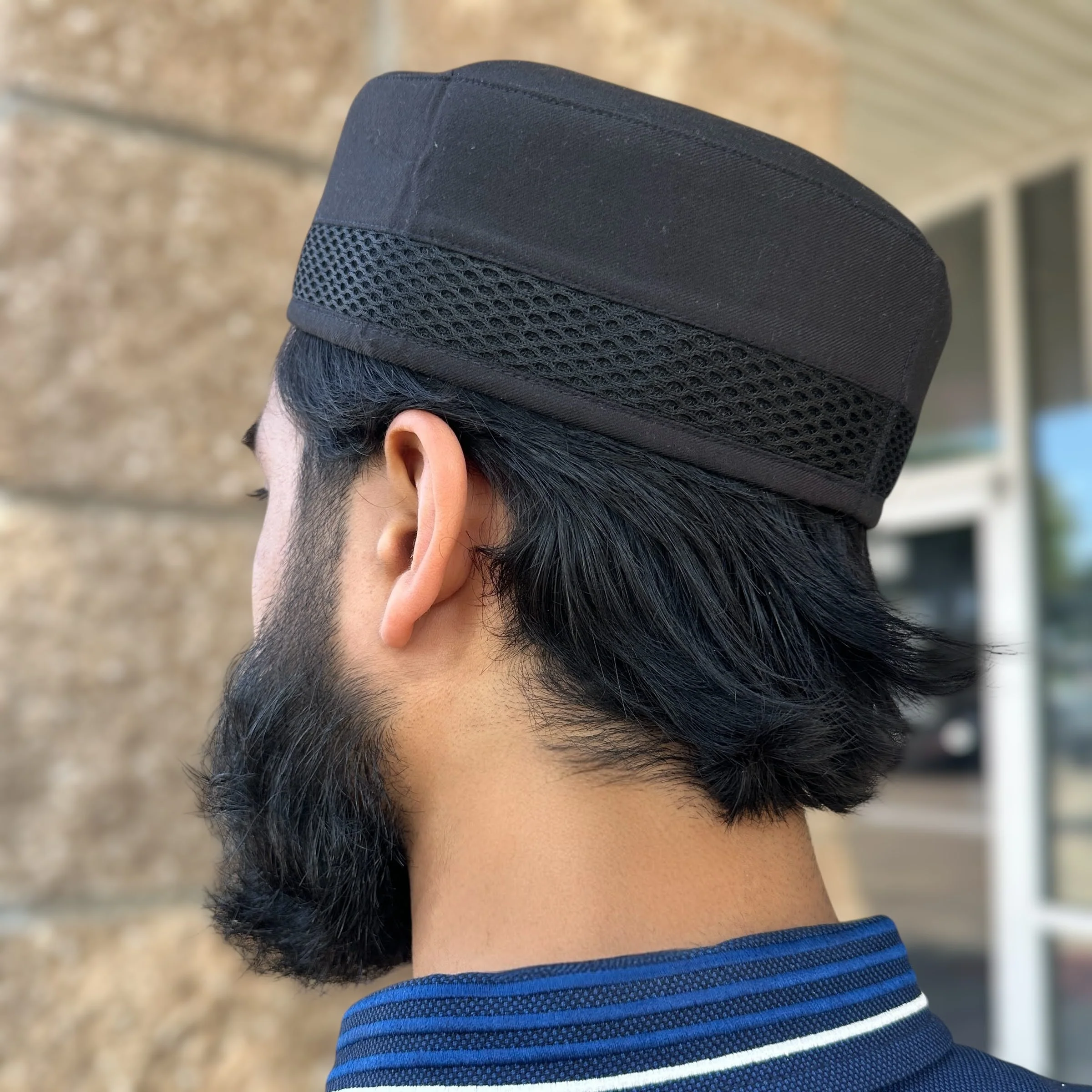 Men's Premium Kufi - Gray Banner Cap - Image 2