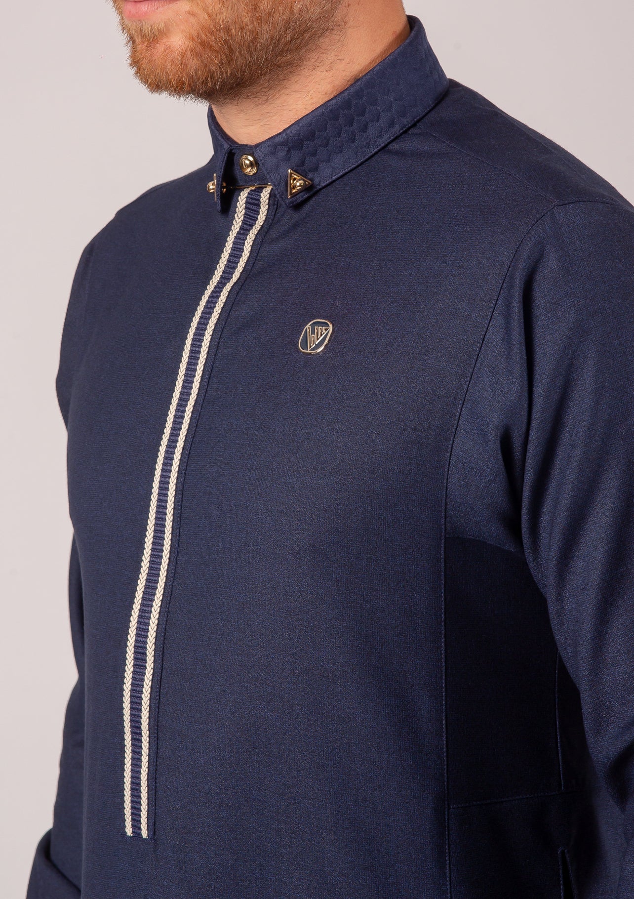 Mens Thobe AL AMEER - Navy Blue AAR25334 - Image 2