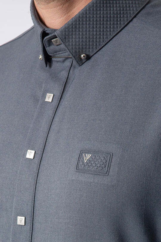 Mens Thobe AL AMEER - Gray - Image 3