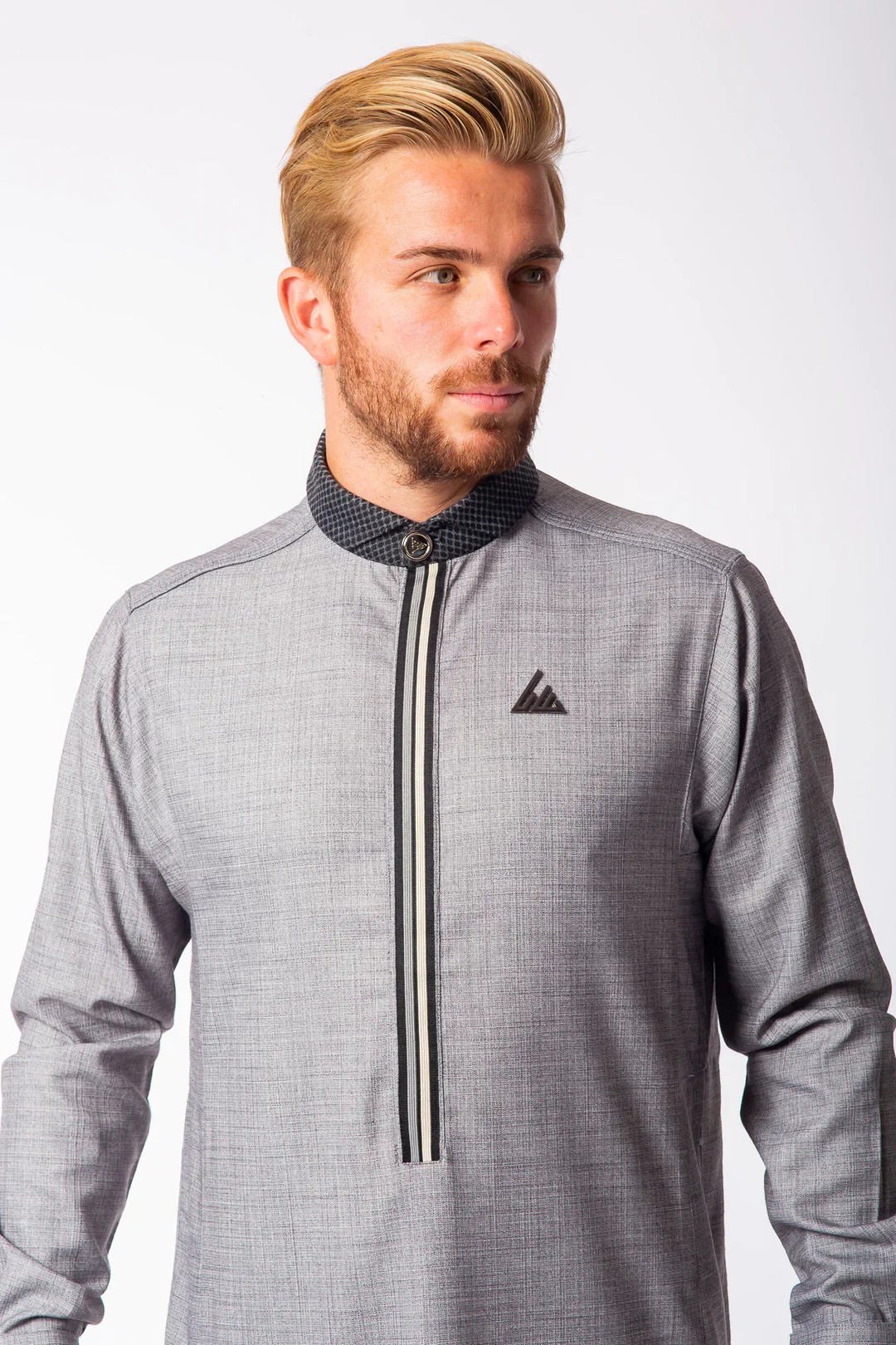 Mens Thobe AL AMEER - Gray - Image 4