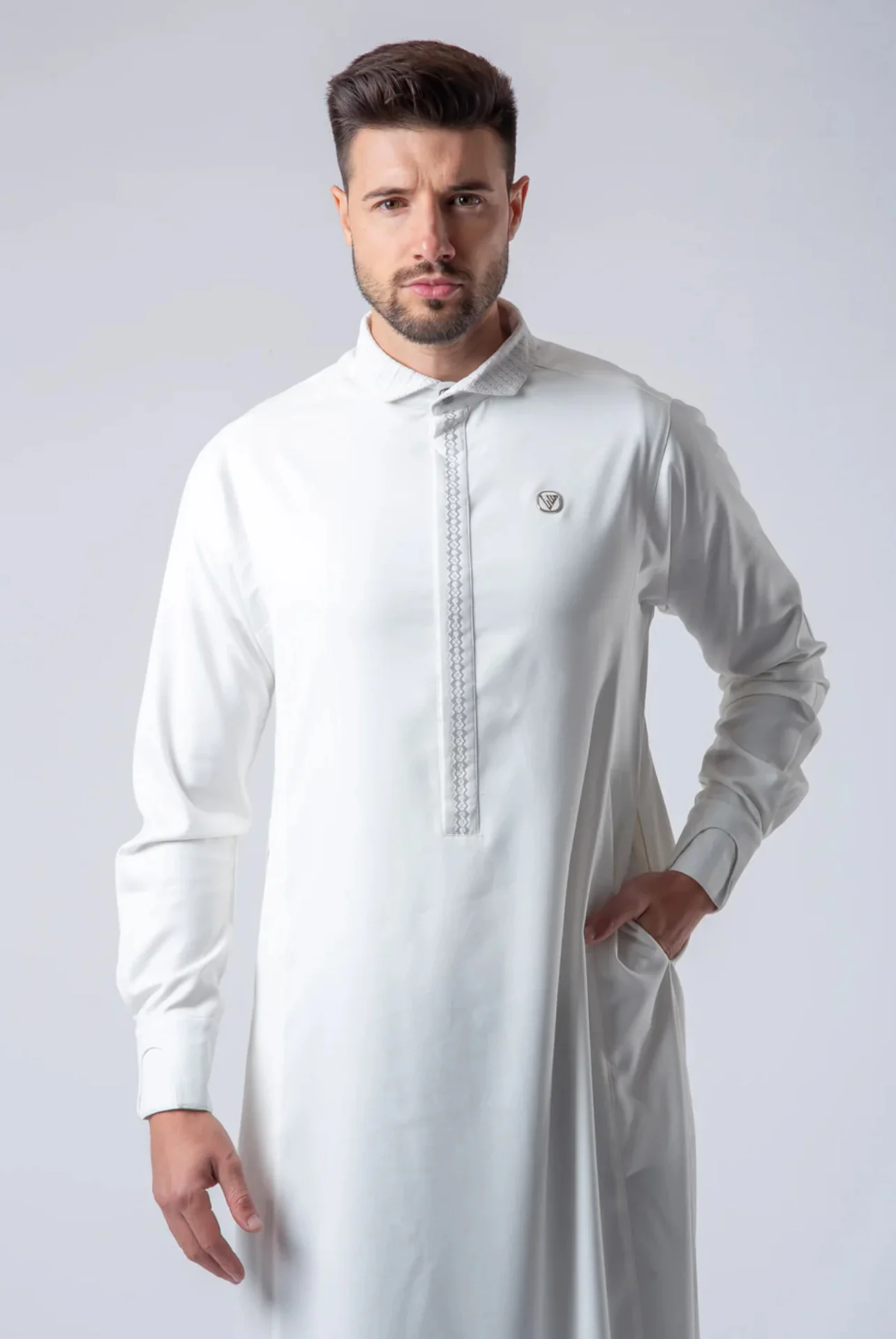 Mens Thobe AL AMEER - White - Image 4