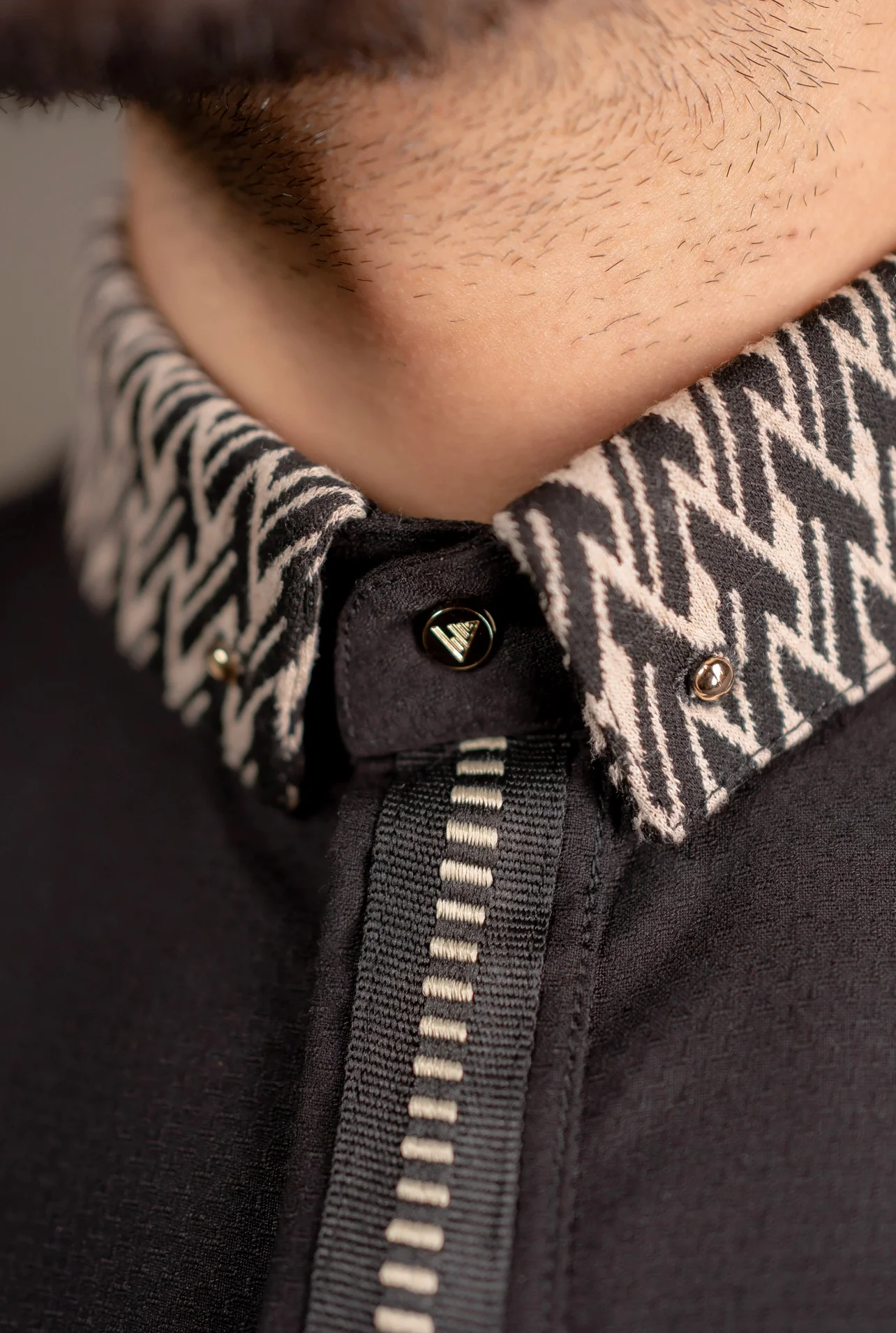 Mens Thobe AL AMEER - Black AAR25306 - Image 4