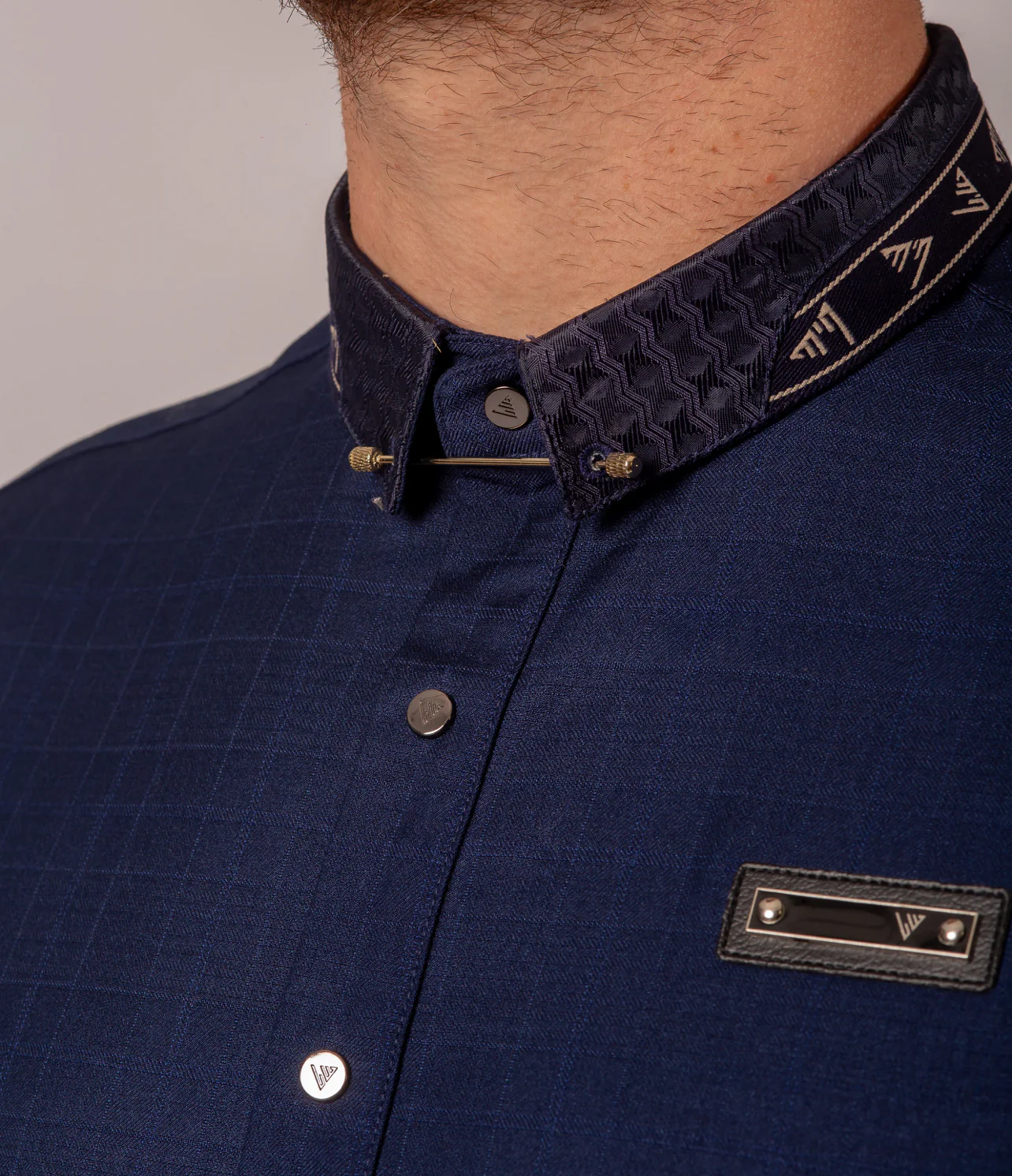 Mens Thobe LAWUNG - Navy Blue LWR25315 - Image 3