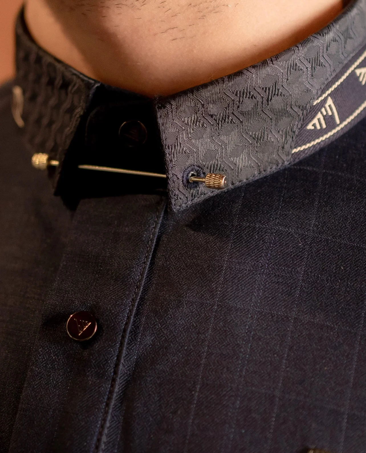 Mens Thobe LAWUNG - Navy Blue LWR25315 - Image 4