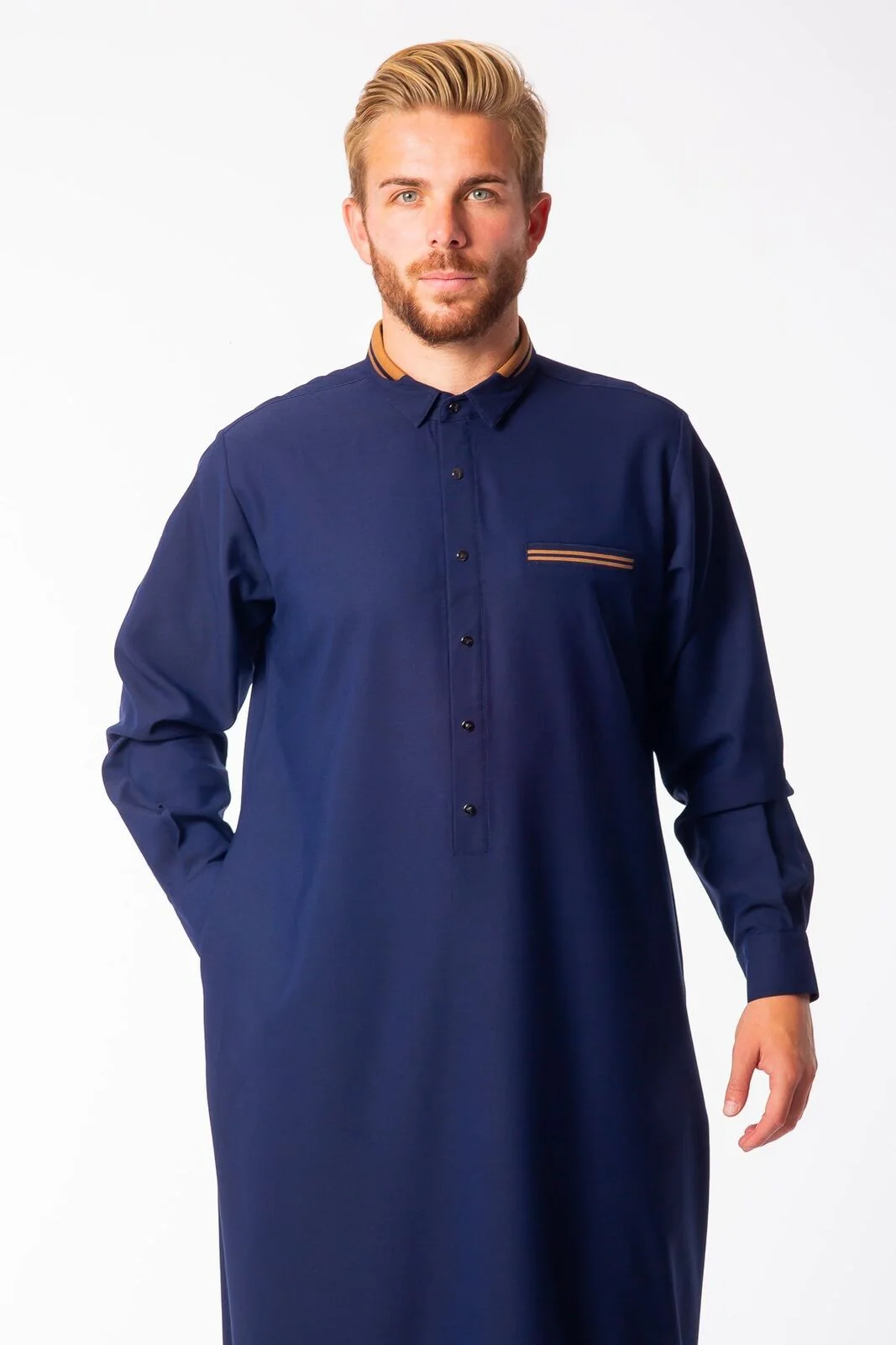 Mens Thobe LAWUNG - Navy Blue - Image 5