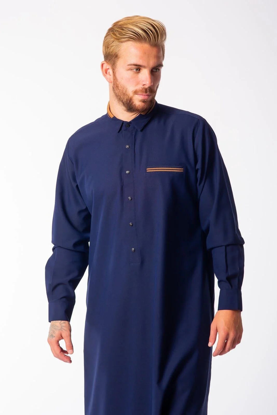 Mens Thobe LAWUNG - Navy Blue - Image 6