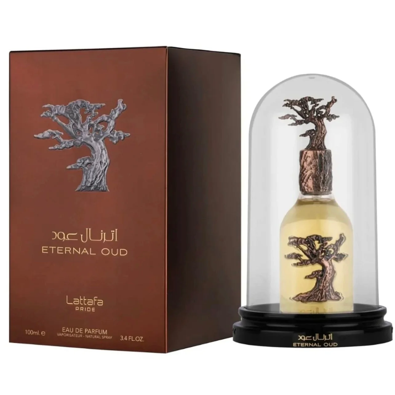 NEW Eternal Oud Lattafa Perfume Spray Cologne EDP Eau De Parfum 100mL 3.4fl oz