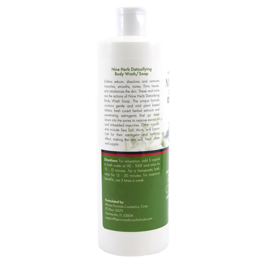 Nine Herbs Detoxifying Body Wash - 16 oz. - Image 3