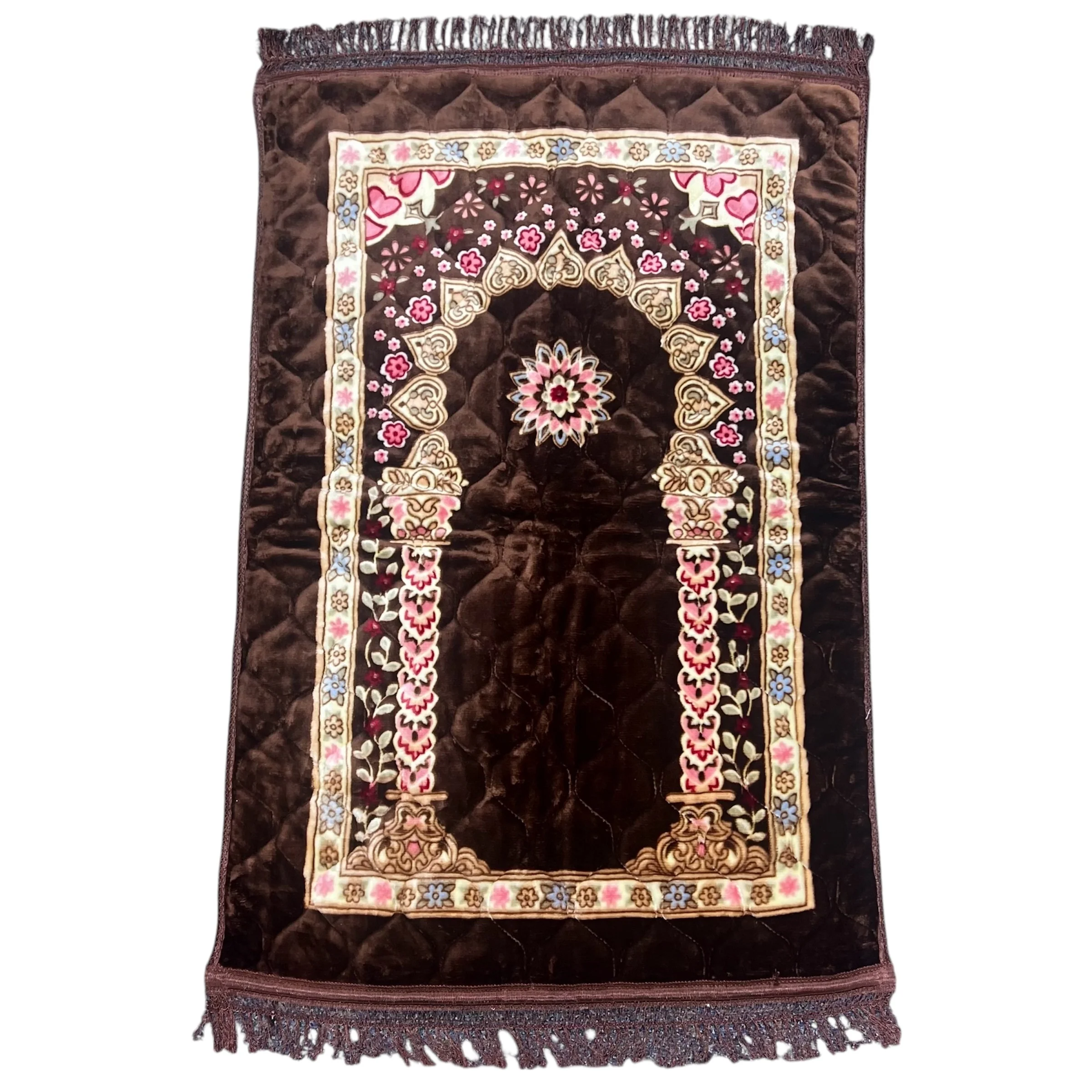Padded Prayer Rug - Brown - Image 2