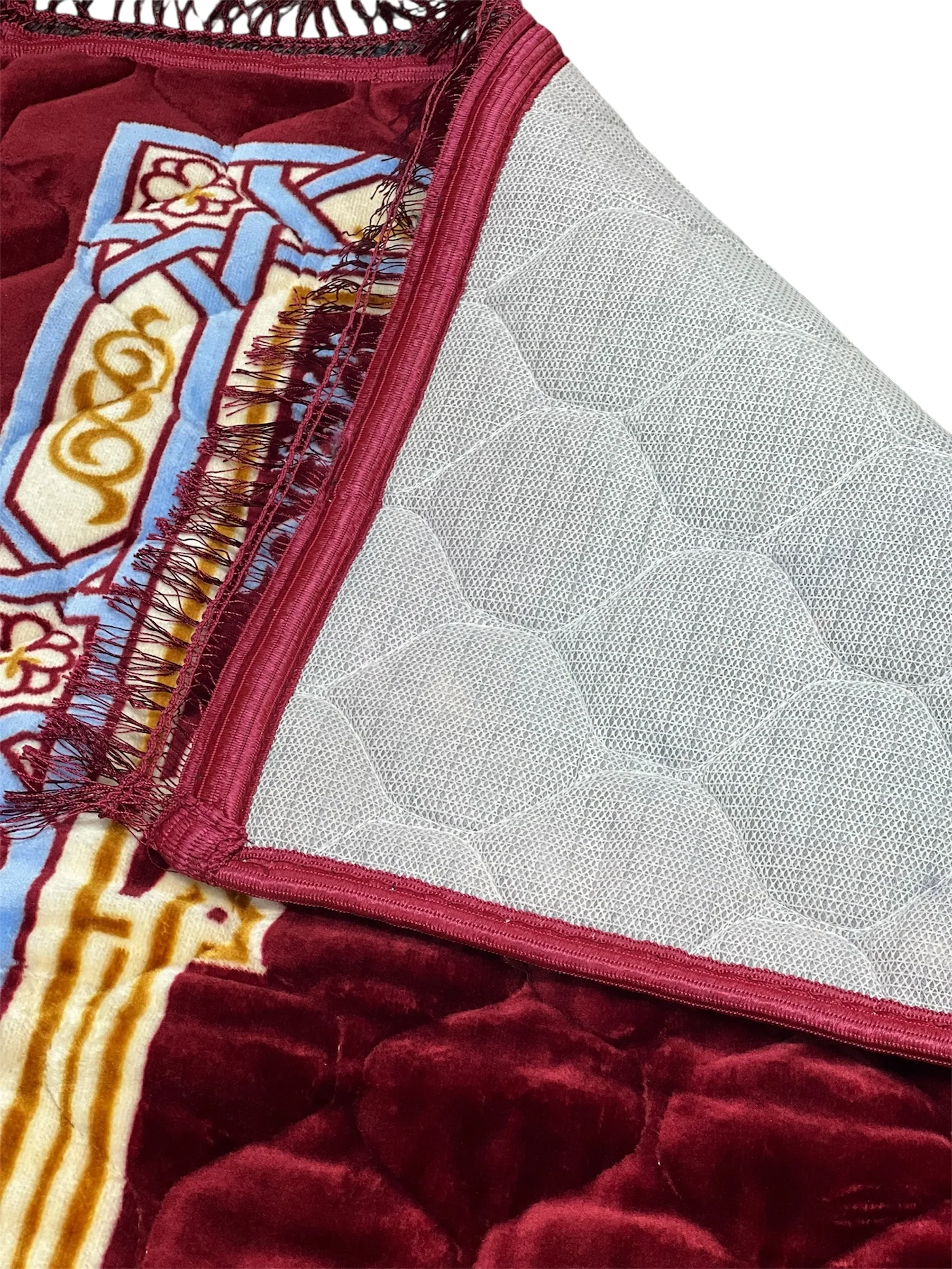 Padded Prayer Rug - Maroon - Image 3