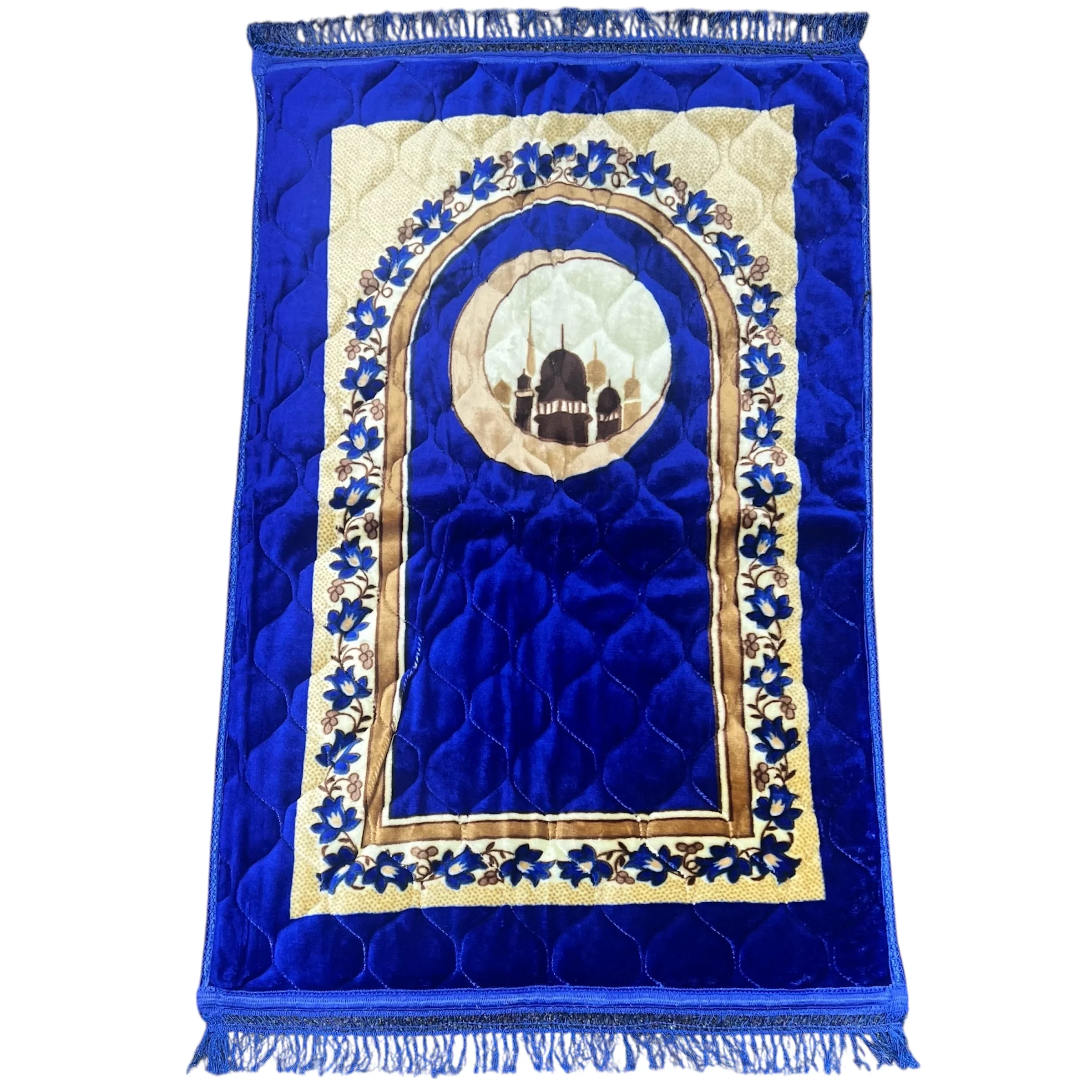 Padded Prayer Rug - Royal Blue - Image 2