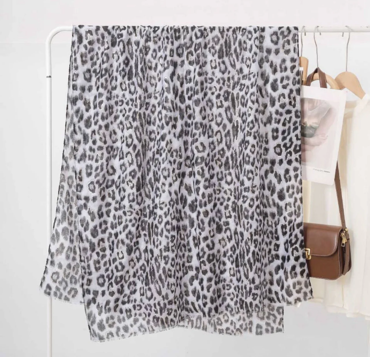 Printed Viscose Hijab - Cheetah - Image 2