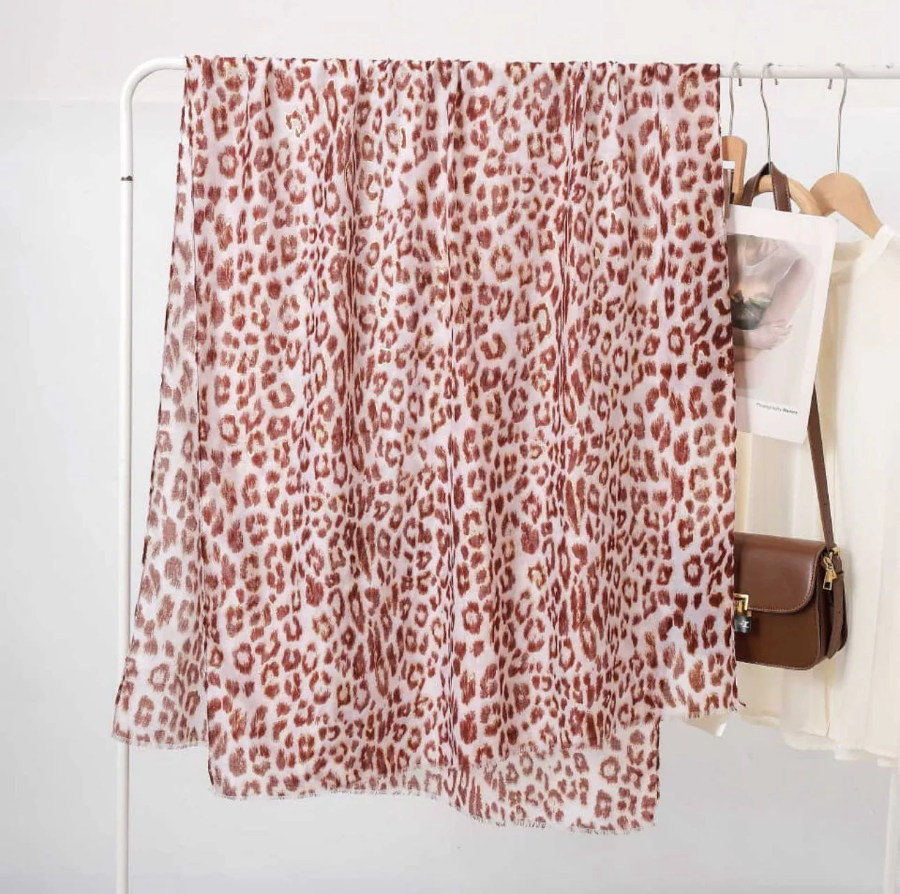Printed Viscose Hijab - Cheetah - Image 4