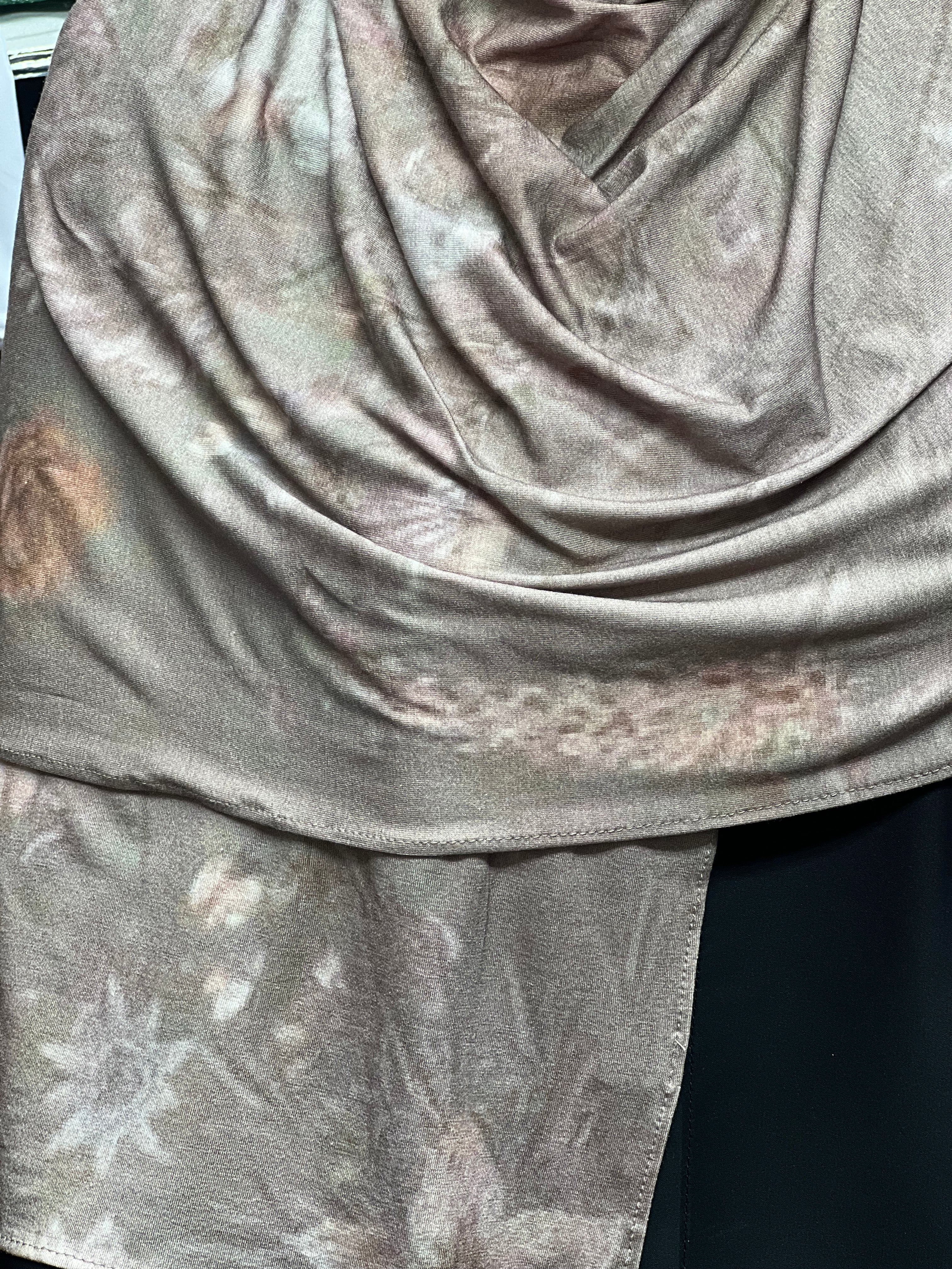 Printed Jersey Hijab - Memory - Image 3
