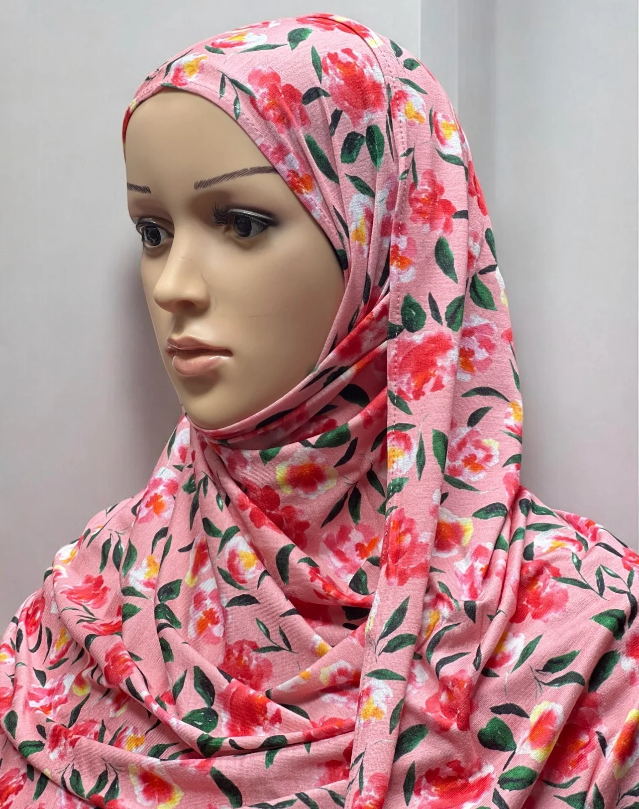 Printed Jersey Hijab - Spring - Image 2
