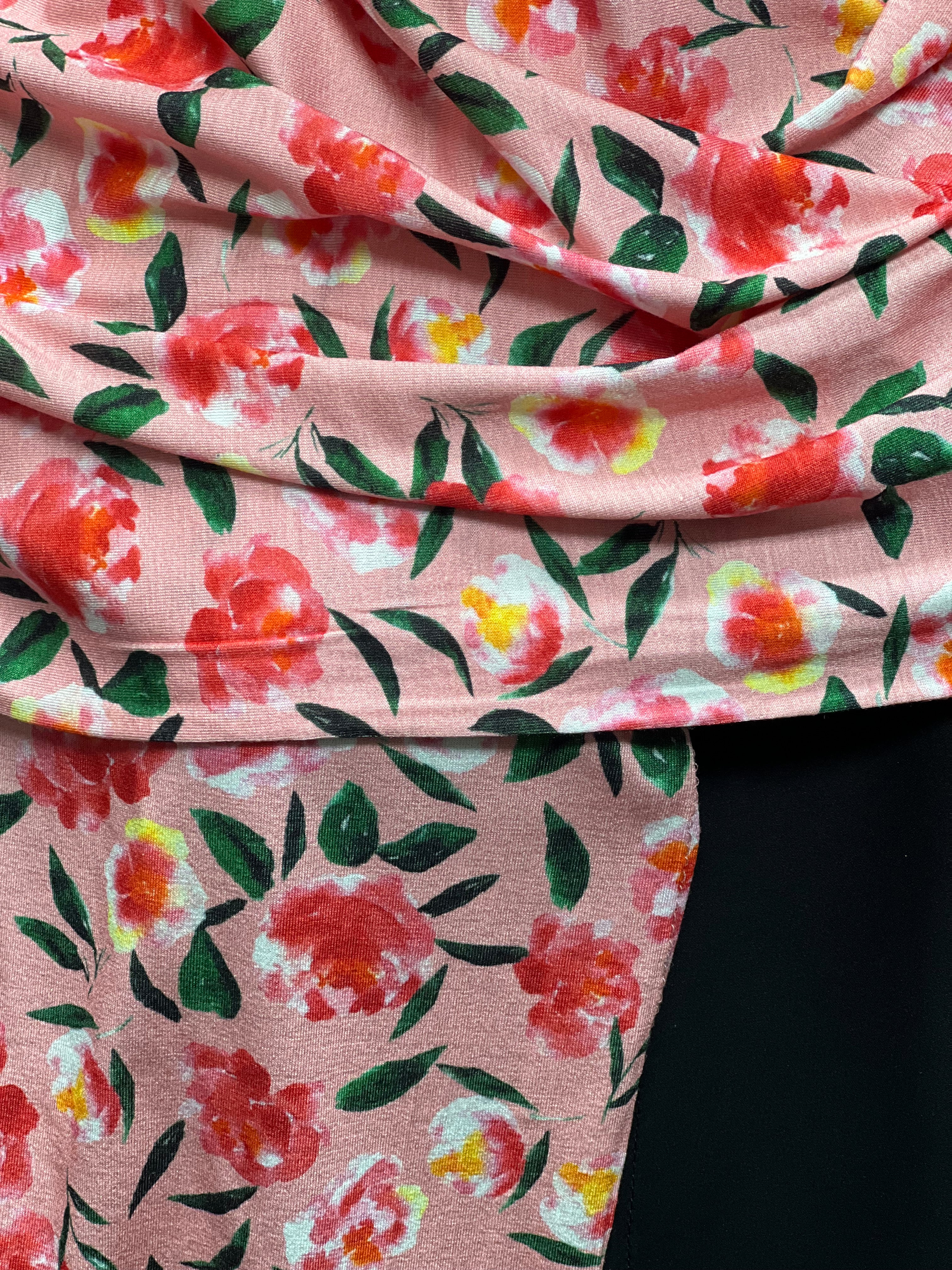 Printed Jersey Hijab - Spring - Image 3