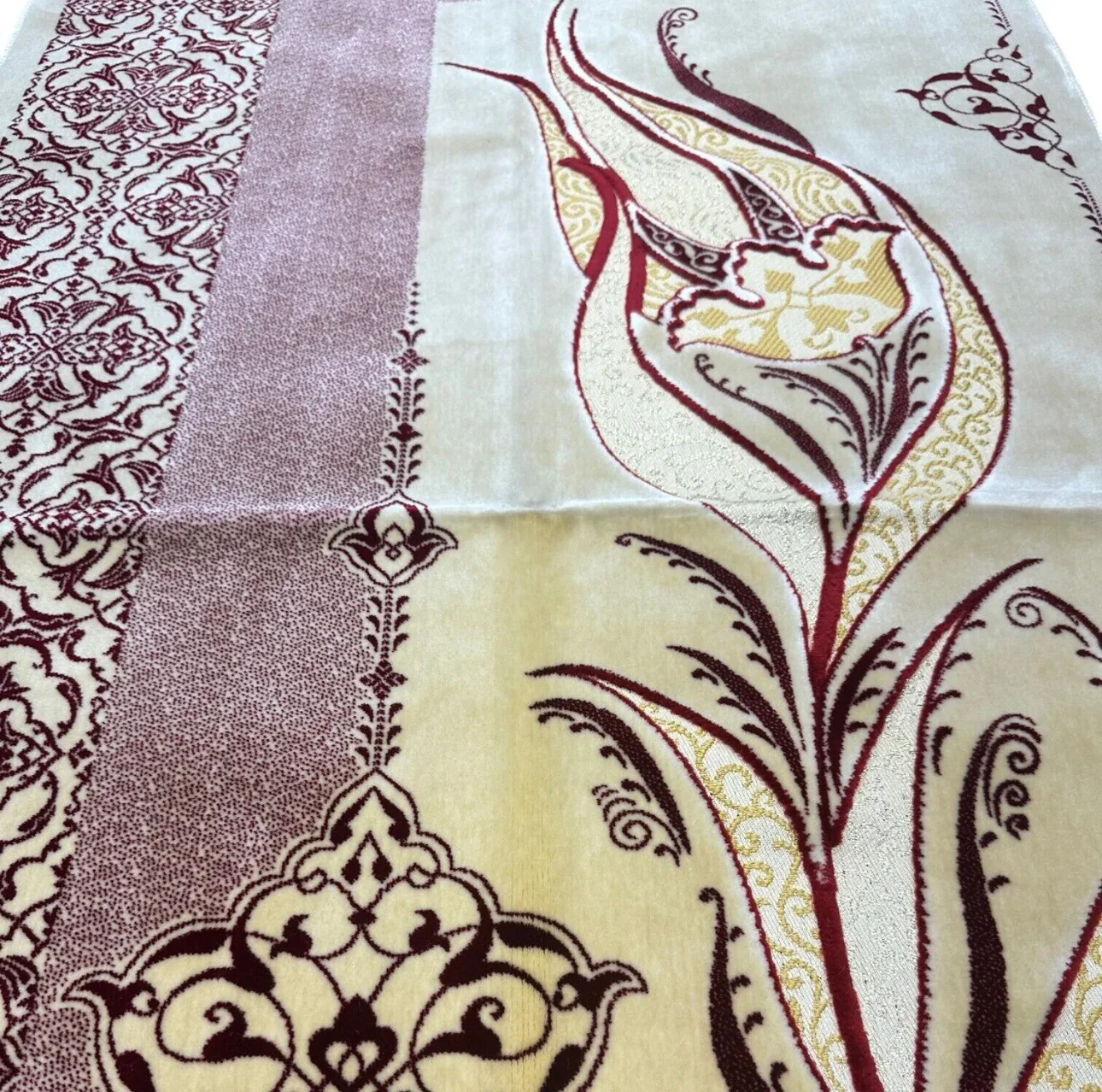 Semazen Prayer Rug - Dark Pink - Image 2