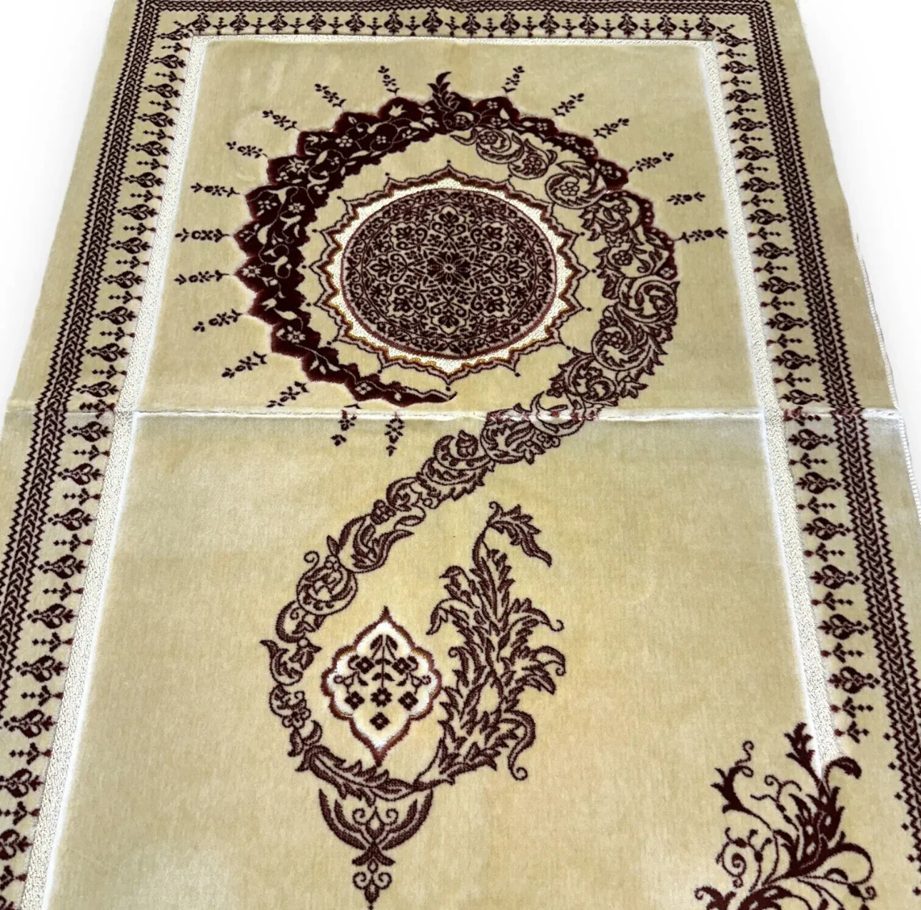 Semazen Prayer Rug - Maroon - Image 2