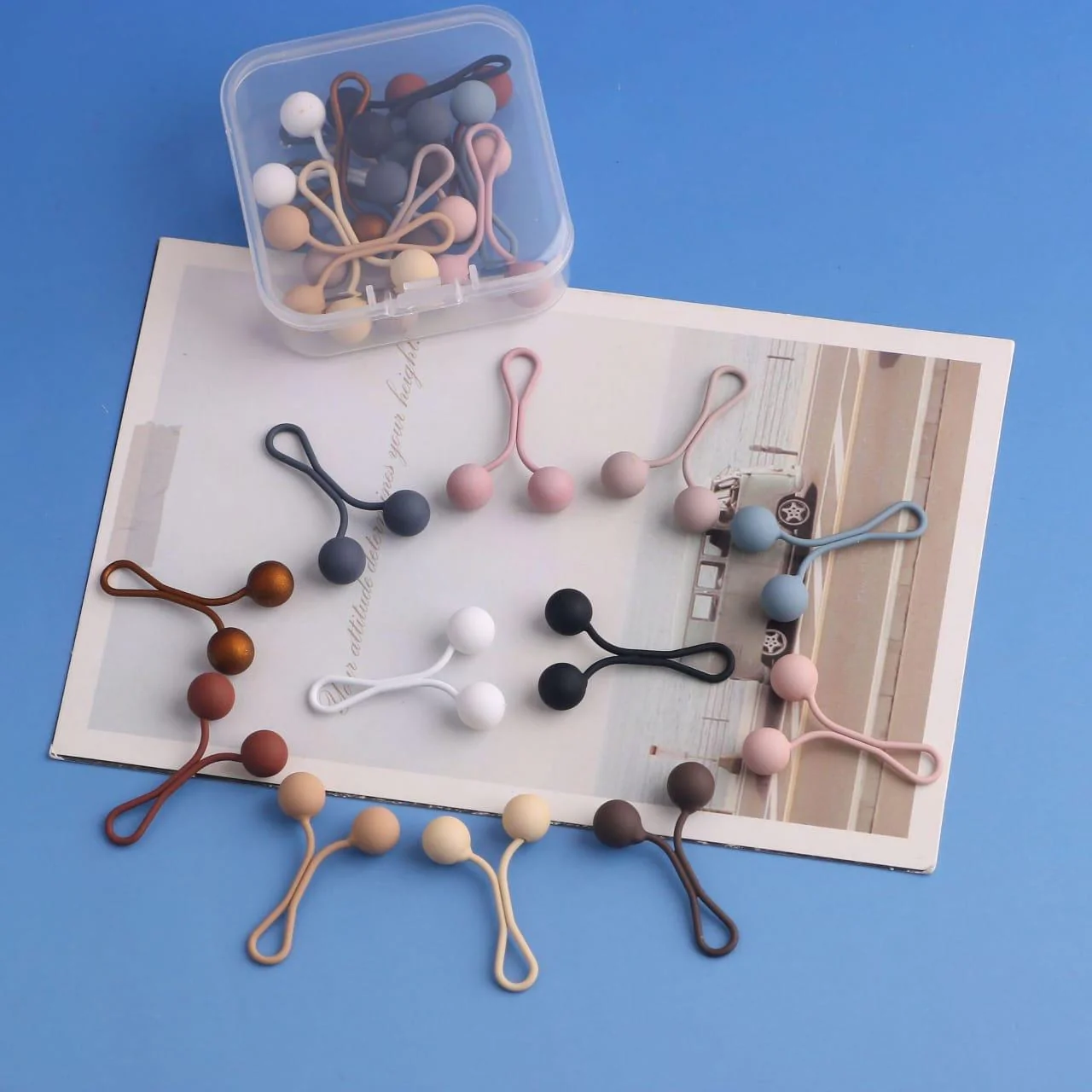 Matte Multicolor 12pk Slide-in Hijab Pins