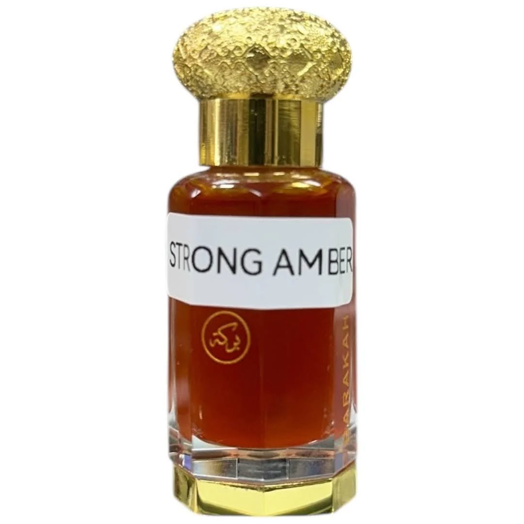 Strong Amber - 12ml Concentrated Attar Perfume Oil Long Lasting Alcohol Freei - Image 2