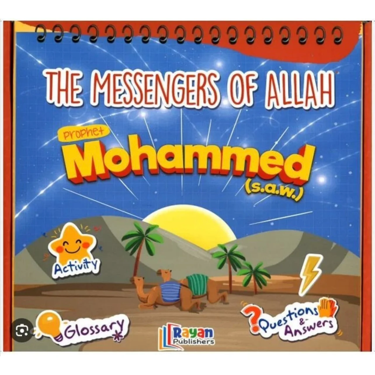 The Messengers Of Allah Prophet Mohammed Activity Islamic Children 2 Book Set - Image 2