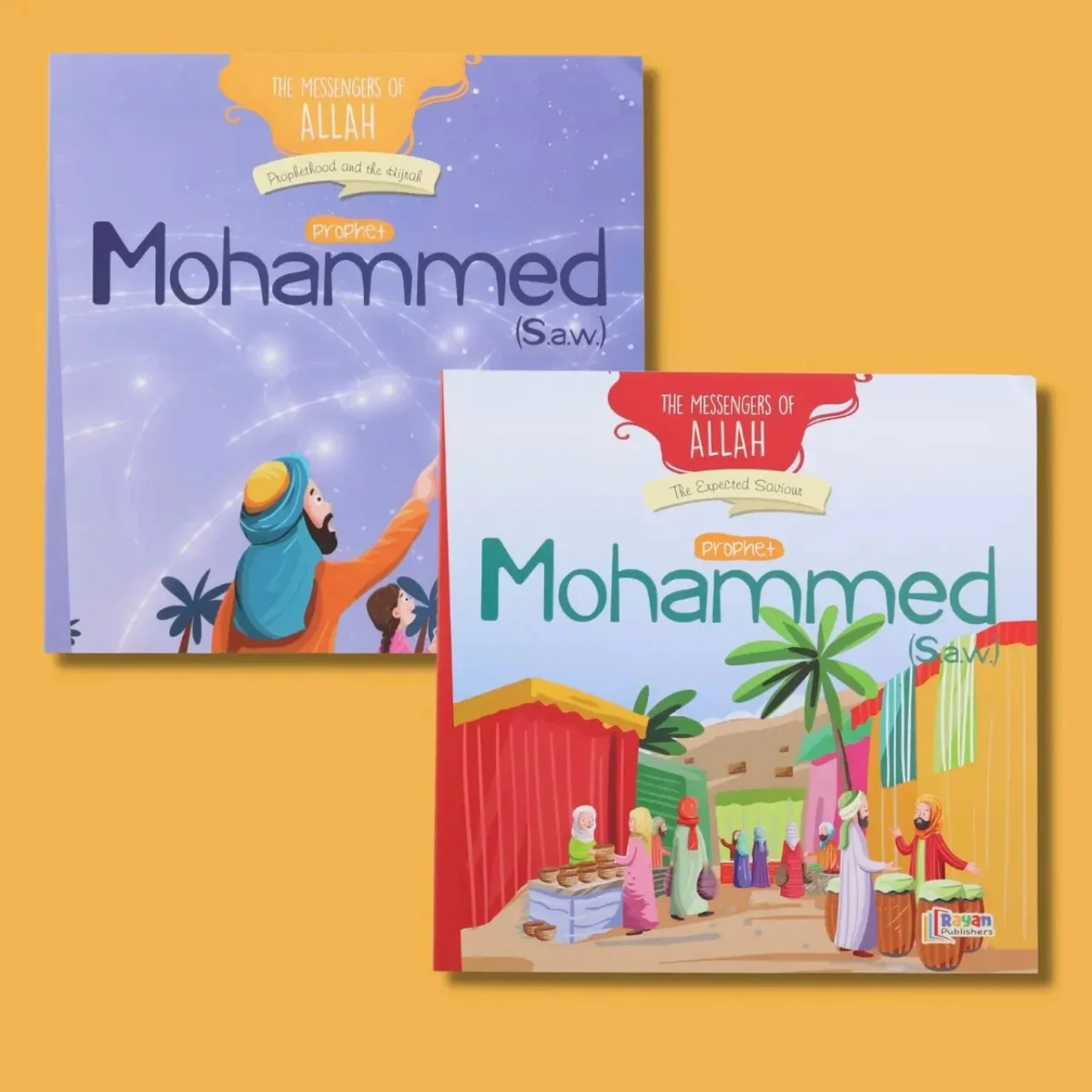 The Messengers Of Allah Prophet Mohammed Activity Islamic Children 2 Book Set - Image 3