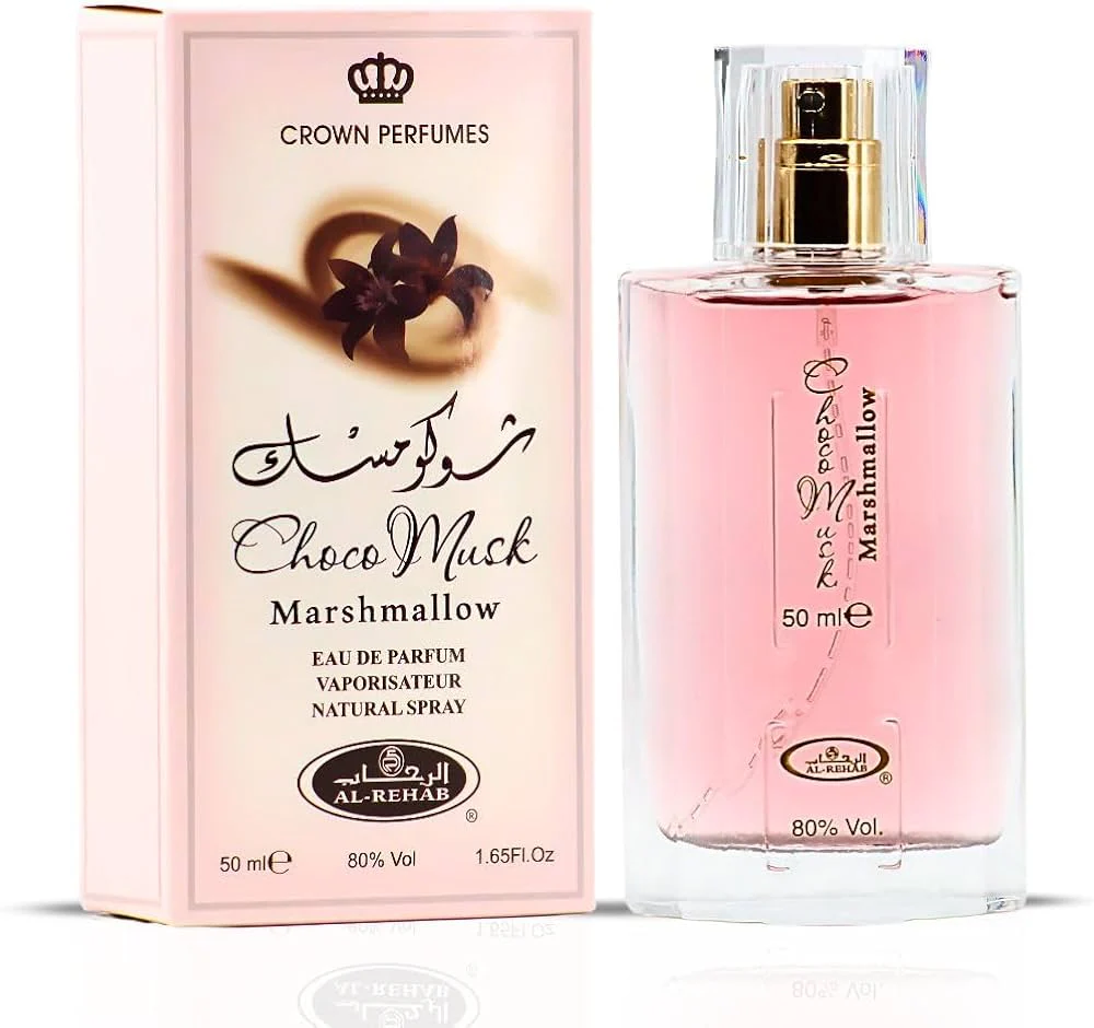 Women’s Al Rehab Choco Musk Marshmallow Eau De Parfum Natural Perfume Spray - 50mL